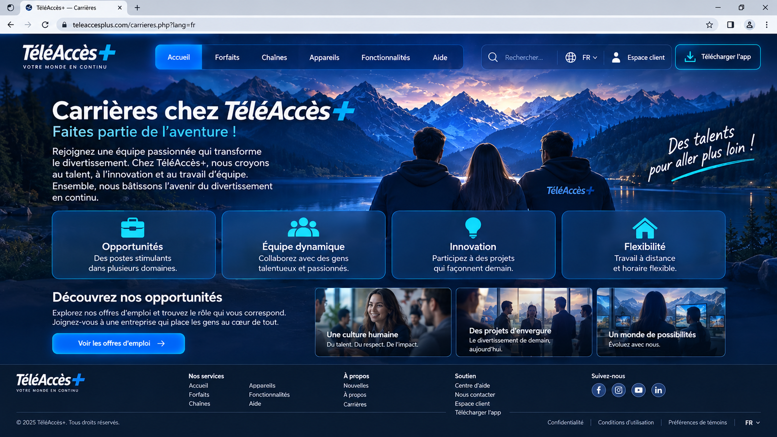 TéléAccès+ — Carrières