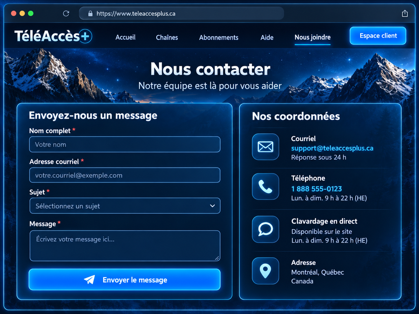 Nous contacter